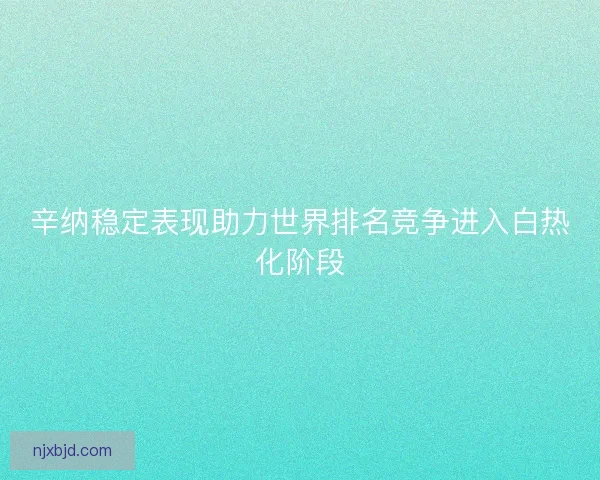 辛纳稳定表现助力世界排名竞争进入白热化阶段